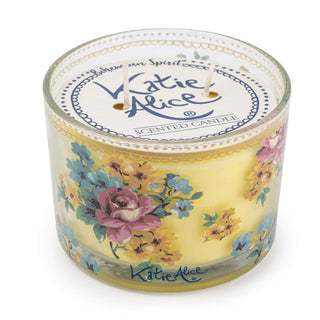 Katie Alice Bohemian Spirit 2 Wick Vintage Floral Amber Lily Scented Candle