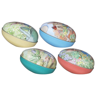 Beatrix Potter Peter Rabbit Medium Egg-Shaped Tin | Trinket Tin - Easter Gifts