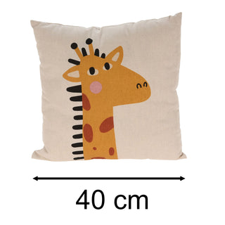 Children's Safari Animal Cushion | Kids Jungle Animal Scatter Cushion - Giraffe