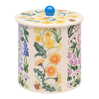 Emma Bridgewater - Wild Flowers Biscuit Barrel | Airtight Biscuit Tin Cookie Jar
