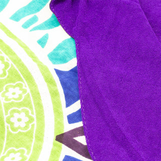150cm Yoga Beach Towel Seven Chakras Printed Beach Roundie | Yoga Mat With Towel Backing Round Beach Mat | Round Tapestry Beach Towel Picnic Blanket
