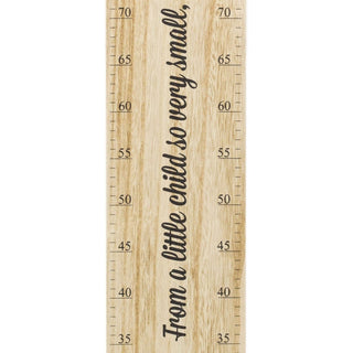 100cm Children's Wooden Height Chart | Kids Growth Chart Children's Room | Kids Bedroom Accessories