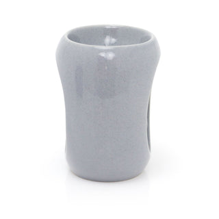 10cm Grey Ceramic Wax Melt Burner Fragrance Oil Burner | Essential Oil Diffuser Tealight Candle Holder | Aroma Lamp Candle Diffuser