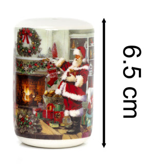 Fine China Santa and Christmas Tree Salt & Pepper Shakers | Salt and Pepper Pots