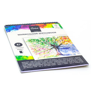 A3 Watercolour Sketchbook | 22 Sheet Artist Painting Pad Drawing Sketching Book