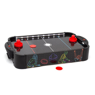 Electronic Tabletop Air Hockey Game with LED Lighting & Blower Air Hockey Table
