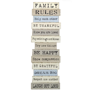 Family Wall Plaque ~ Laugh Out Loud Wooden Sign
