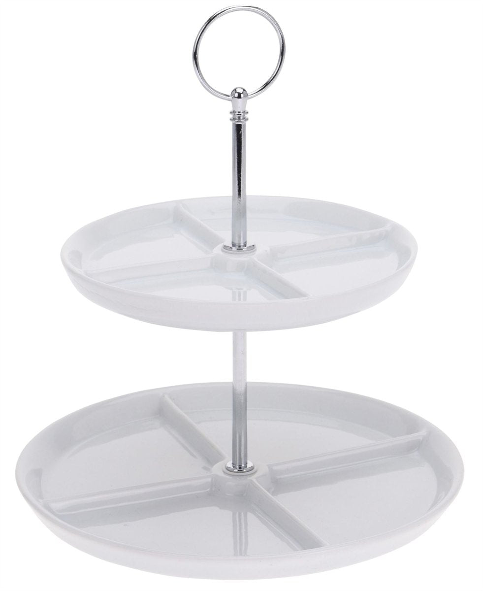 Tier Cake Stand Porcelain Display Food Stand, Dessert Cake