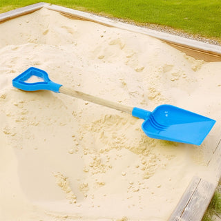 22 - Inch Square End Spade with Wooden Shaft & Plastic Grip – For Kids & Beach