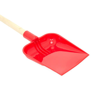 22 - Inch Square End Spade with Wooden Shaft & Plastic Grip – For Kids & Beach