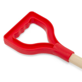 22 - Inch Square End Spade with Wooden Shaft & Plastic Grip – For Kids & Beach