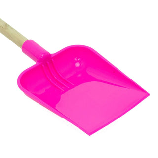 22 - Inch Square End Spade with Wooden Shaft & Plastic Grip – For Kids & Beach