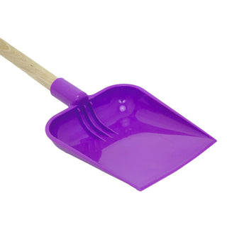 22 - Inch Square End Spade with Wooden Shaft & Plastic Grip – For Kids & Beach