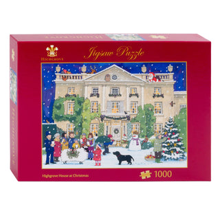 Deluxe Christmas Jigsaw Puzzle 1000 Pieces | Highgrove House At Christmas Jigsaw Puzzle | Jigsaw Puzzles For Adults