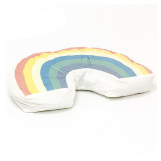 Children's Rainbow Cushion | Novelty Rainbow-Shaped Scatter Cushion For Kids