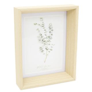 4x6 Eucalyptus Wooden Photo Frame - 6x4 Photo Picture Frame - Freestanding and Wall Mountable 6x4 Picture Frame