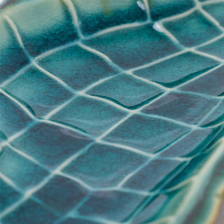 Teal Ombre Ceramic Seahorse Trinket Dish | Nautical Jewellery Dish trinket Tray