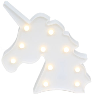 Unicorn LED Night Light Kids Mood Lighting Wall Hanging Decoration - White