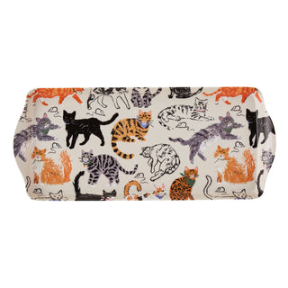 Ulster Weavers Feline Friends Tray | Kitchen Serving Tray With Handles - 38cm