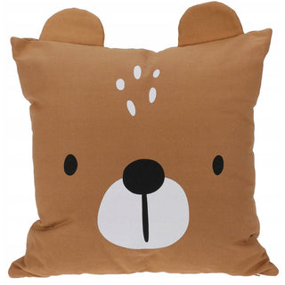Children's Animal Cuddle Cushion | Novelty Bed Pillow Scatter Cushion For Kids - Bear