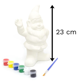 Creative Craft Paint Your Own Garden Gnome Set - Traditional Gnome Waving
