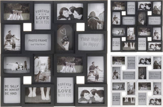 Extra Large 16 Aperture 3D Multi Hanging Photo Picture Collage Frame