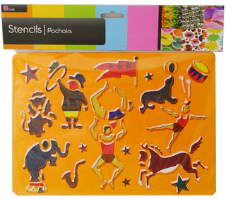 Art And Craft Stencil For Kids - Circus
