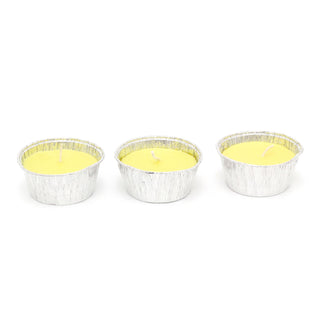 Set Of 3 Citronella Candles Insect Repellent | Triple 80g Bug Repellent Outdoor Candles | Mosquito Repellent Camping Candle Set Candle In Foil Cup