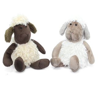 Decorative Fabric Woolly Sheep Doorstop Cute Door Holder | Novelty Indoor Door Stop Animal | Animal Door Stopper Weighted Door Stop