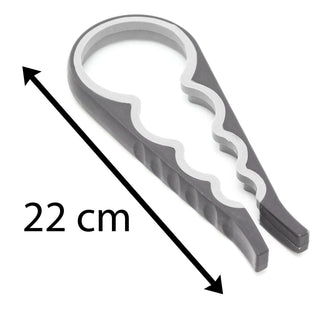 4 In 1 Jar And Bottle Opener | Silicone Gripper Multi Opener | Kitchen Gadget