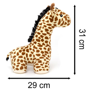 Wildlife Fabric Animal Doorstop | Safari Jungle Animal Shaped Door Stop