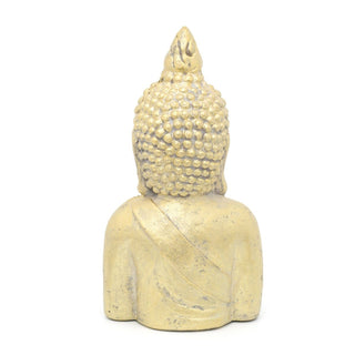 41cm Large Gold Buddha Garden Ornament | Antique Style Outdoor Buddha Statue | Buddha Head Bust Figurine Sculpture