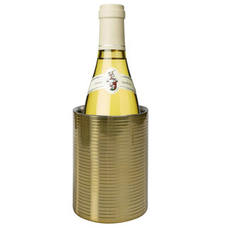 Gold Metal Wine Cooler | Stainless Steel Double Walled Wine Bottle Holders