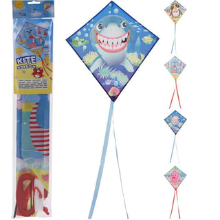 Children's Sea Life Kite Diamond Kite | Easy Fly Kite For Kids Boys Girls Kite | Kites For Children Outdoor Toys Flying Toys - Design Varies One Supplied