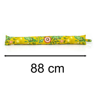 88cm Sussex Floral Fabric Door Draught Excluder | Winter Draft Excluder Door Cushion | Flower Draught Excluder For Doors Door Draught Cushion
