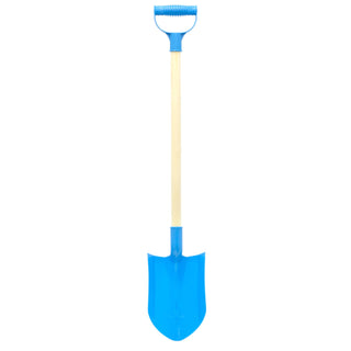Toyrific Super Spade ~ 78Cm Wooden Shaft Digger Blue