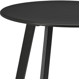 50cm Grey Metal Outdoor Coffee Table Garden Side Table | Patio Table Metal Garden Table Outdoor Side Table | Round Garden Table Garden Coffee Table