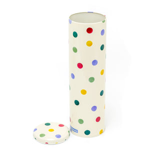 Emma Bridgewater Polka Dot Spaghetti Tin | Kitchen Pasta Storage Jar With Lid