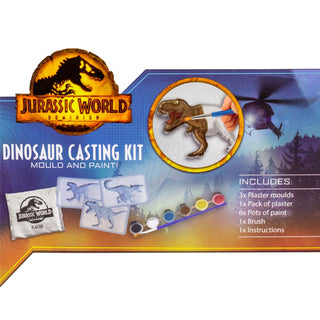 Jurassic World Dominion Dinosaur Mould And Paint Set | Kids Jurassic Dinosaur Activity Set | Dino Mould And Paint Kits For Kids - Dinosaur Gifts