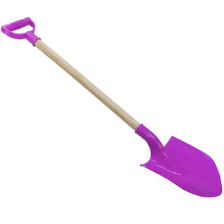 Toyrific Super Spade ~ 78cm Wooden Shaft Digger Purple