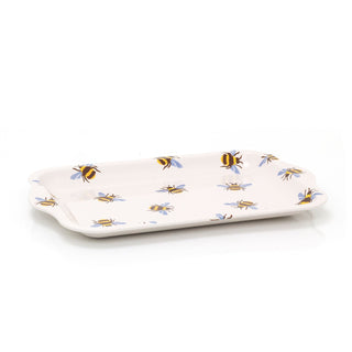 Emma Bridgewater Bumblebee Small Tin Tray | Tea Tray With Handles 24cm