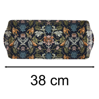 Ulster Weavers Finch & Flower Tray | Kitchen Serving Tray With Handles - 38cm