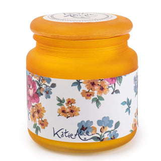 Katie Alice Vintage Floral Scented Soy Wax Candle | Amber Lily Fragrance Candle