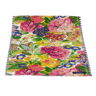 Sanderson - Very Rose & Peony Tea Towel | Floral Cotton Kitchen Tea Towel