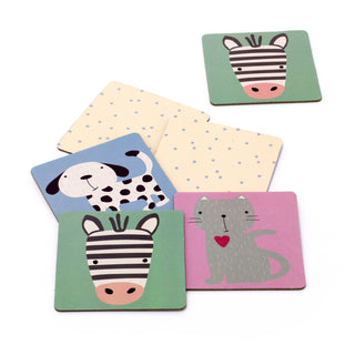 24 Piece Animal Memory Games For Kids Childrens Memory Matching Snaps Card Game