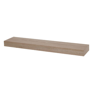 Wall Shelf with Built-in LED Light | Modern Light Wood Floating LED Shelf - 60cm