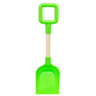 Toyrific 15 Inch Plastic Shaft Spade With Wooden Handle ~ Colour Vary