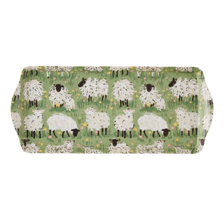 Ulster Weavers Woolly Sheep Tray | Kitchen Serving Tray With Handles - 38cm