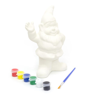 Creative Craft Paint Your Own Garden Gnome Set - Traditional Gnome Waving