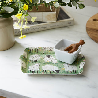 Ulster Weavers Woolly Sheep Scatter Tray | Kitchen Tray With Handles - 21cm